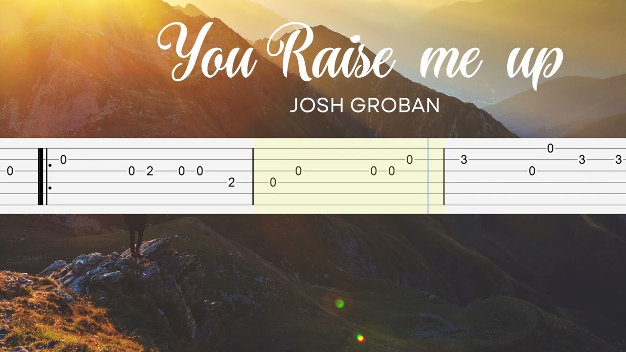 You Raise Me Up - Josh Groban - EASY Guitar Lessons TAB Guitar Tutorial