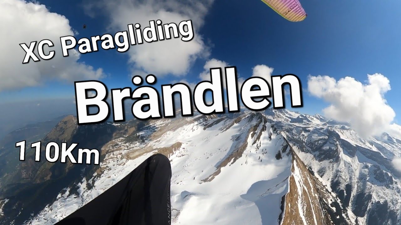 XC Paragliding, Brändlen 110Km - Timelapse