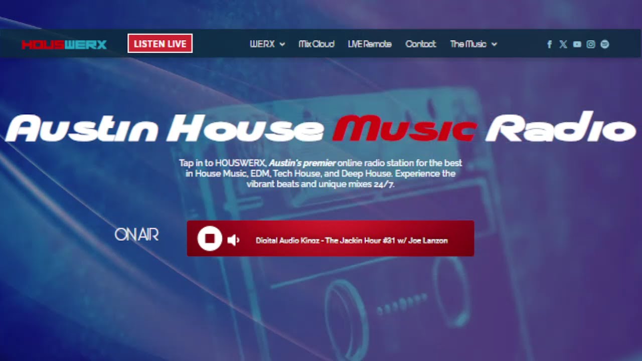 The Jackin Hour #31 FT Joe Lanzon [#2550] Cali's HouseNation Radio CHNR Thursdays on Houswerx 