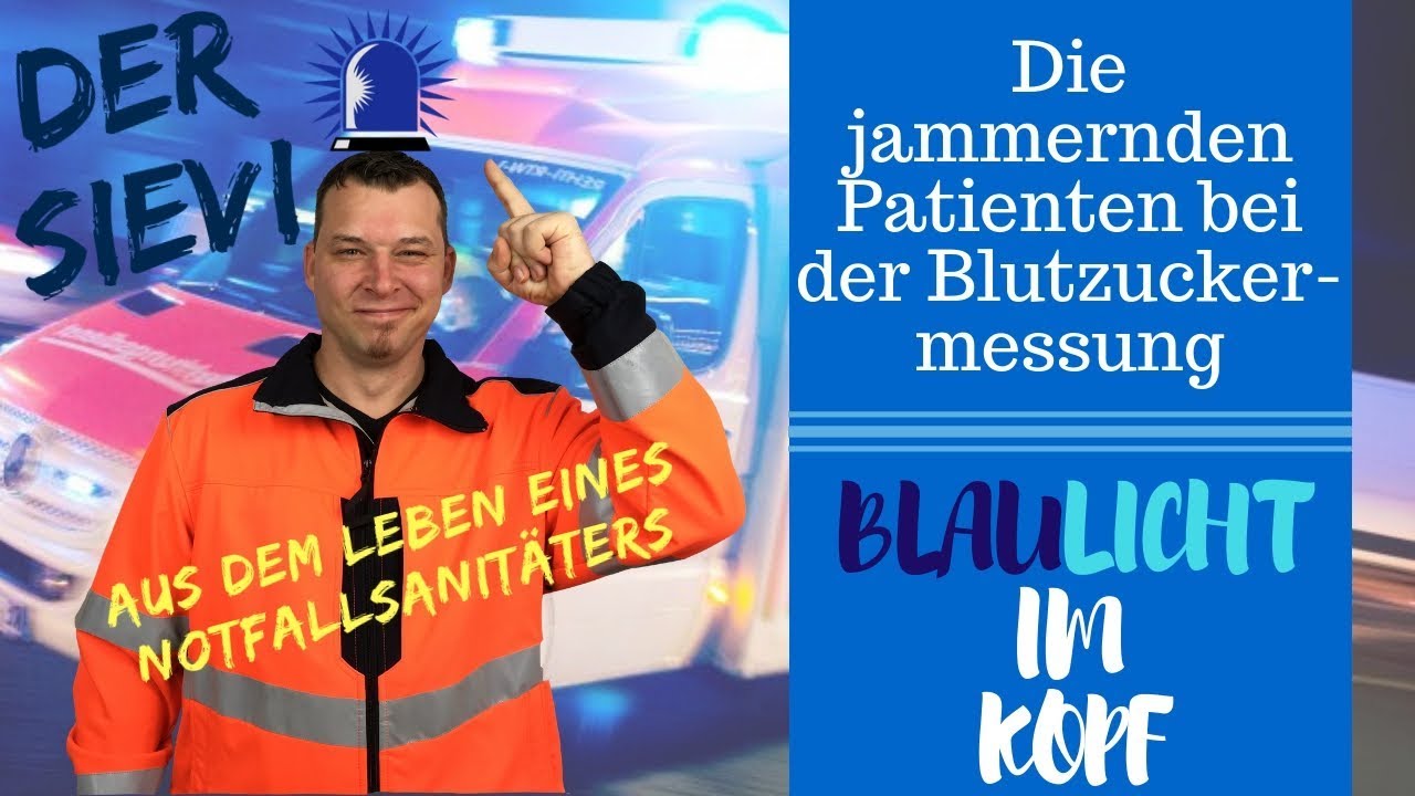Die jammernden Patienten bei der Blutzuckermessung