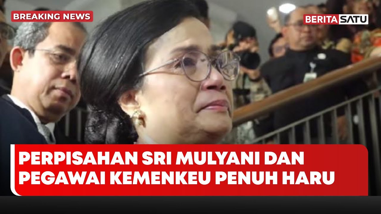 Perpisahan Sri Mulyani dan Pegawai Kemenkeu Penuh Haru #Beritasatu