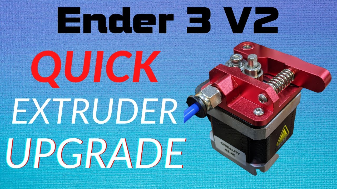 Модернизация экструдера Ender 3 V2 за 5 минут — Модернизация алюминиевого экструдера