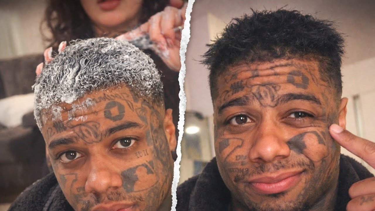 Blueface Lets His Baby Mother Perm His Hair… Then Regrets It 😳