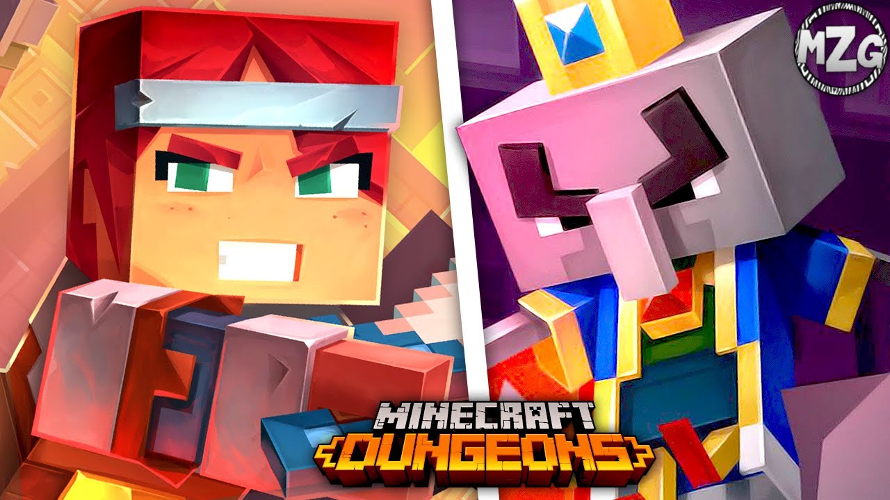 Minecraft Dungeons — Все боссы! — Zebratastic Moments