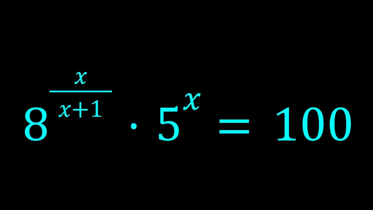 Solving Another Challenging Exponential Equation