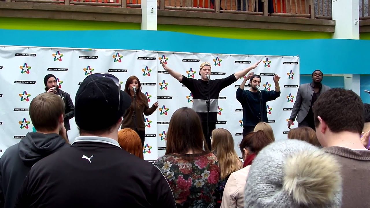 Pentatonix Performing Live @ the Mall of America (