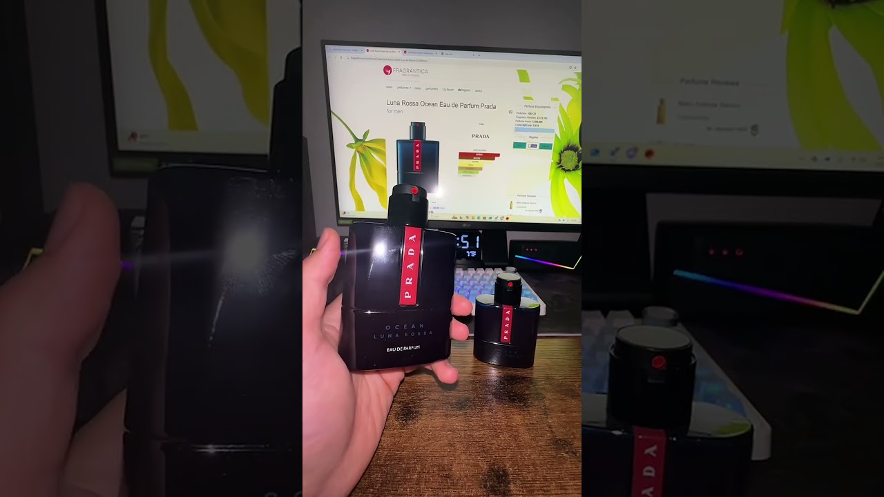 Unboxing Prada Luna Rossa Ocean EDP | Fresh Aquatic Fragrance #fok #flashsale