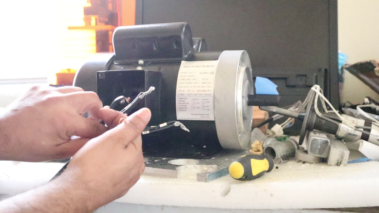 MOTOR 115-240v 2HP 56C Single ph preva en 120v doble rotaccion