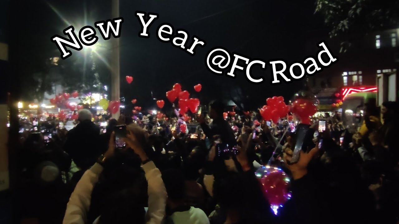 2026 New Year Celebration 🎊| FC Road, Pune|