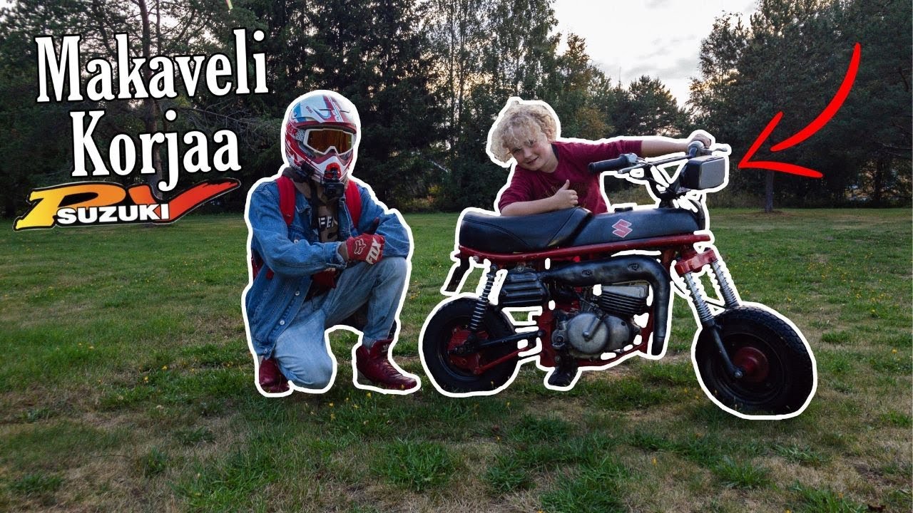 Korjataan Pojan Mopo!? | Suzuki Pv Projekti