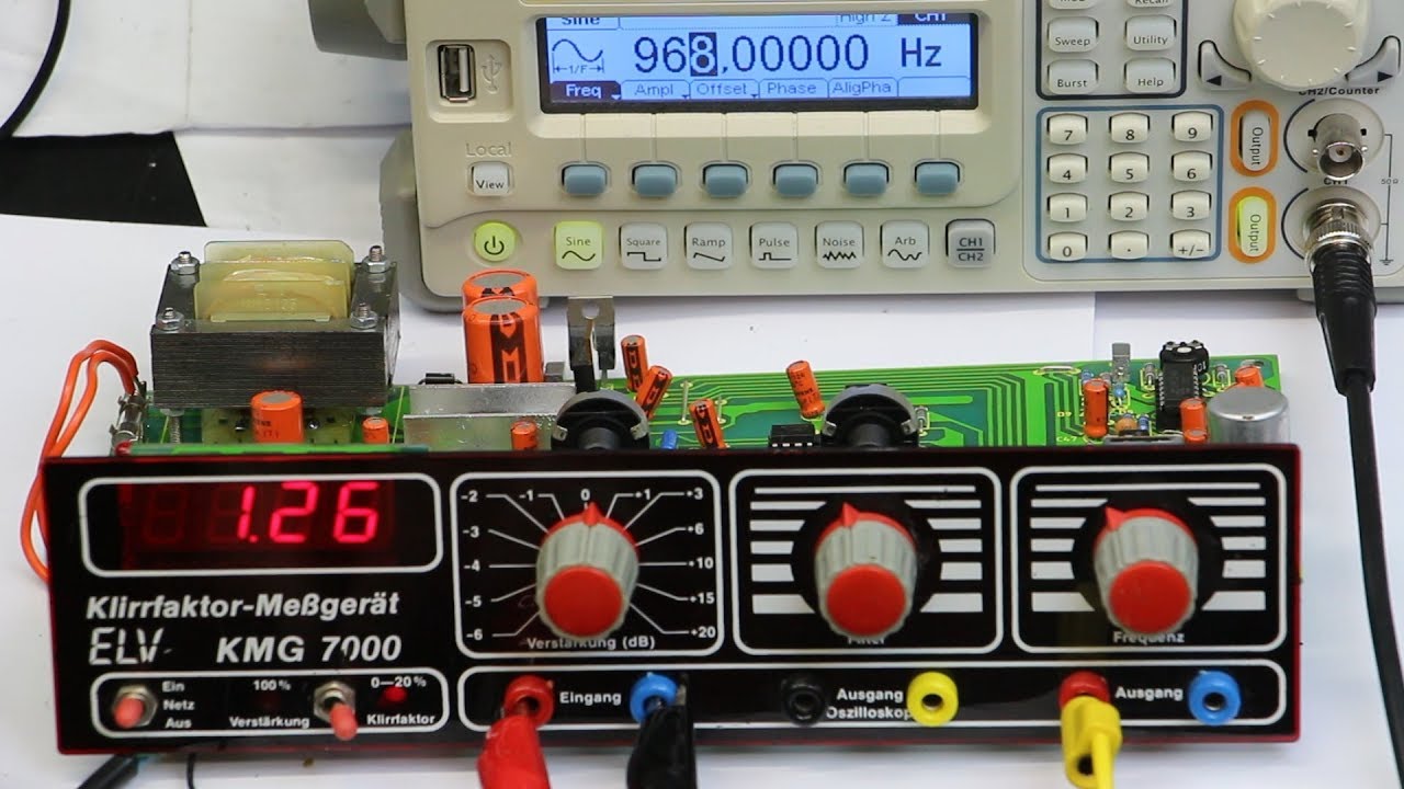 Repair, Test & Adjustment of an Audio Distortion-Meter