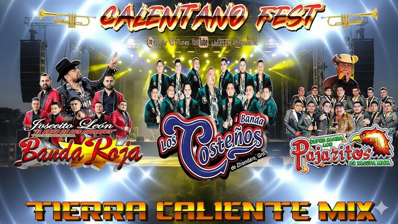 Calentano Tierra Caliente Mix 💥 Banda Roja ft Los Pajaritos De Tacupa ft Banda Los Costeños