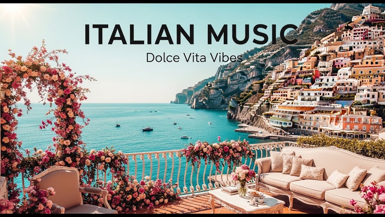 🎶 Lake Como Reflections & Italian Music 🎶 2+ Hours 4K