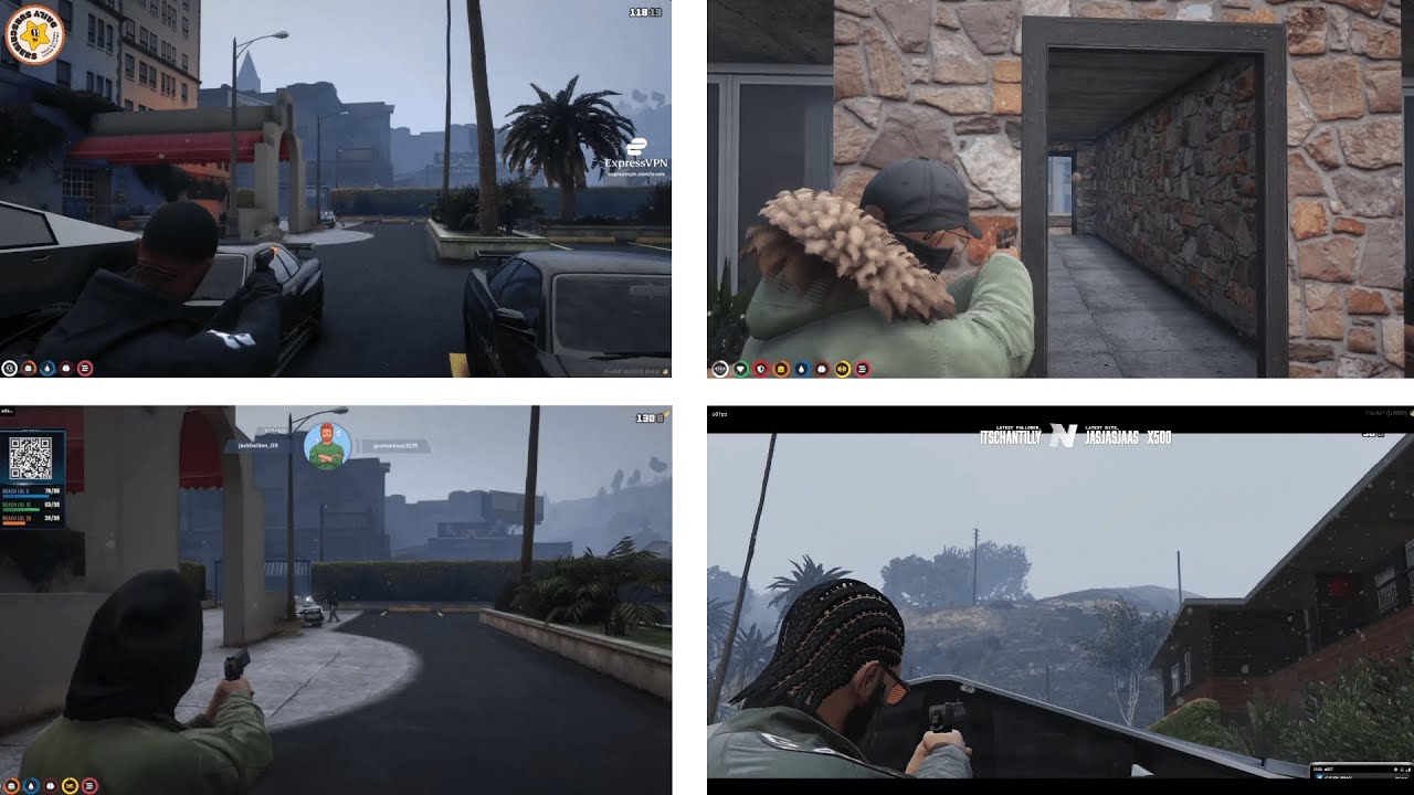 The Mandem Wipe The WHOLE PD In 5 MINUTES After Cops Ambush Them...( Multiple POVs + Cop POVs)