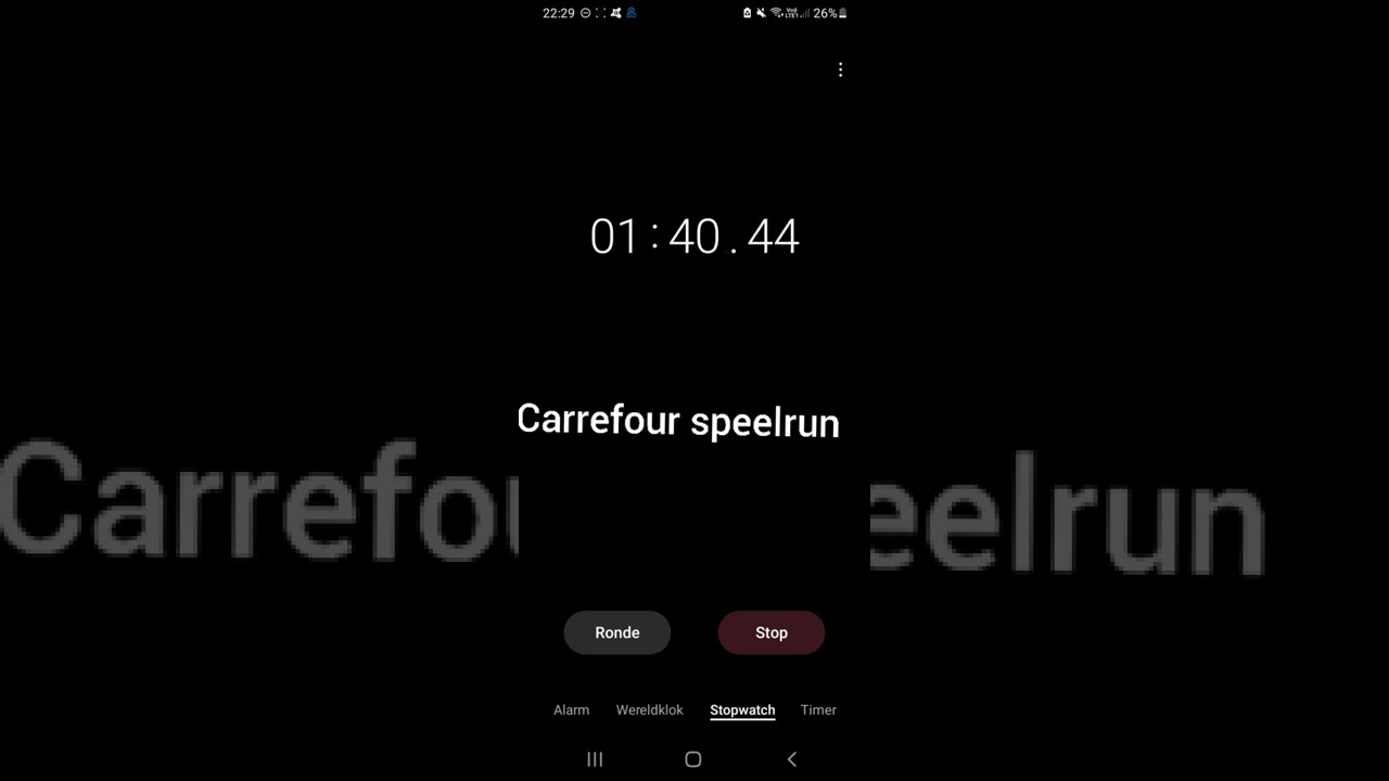 carrefour speedrun wereldrecord!!!!1111 VOOR NATHAN