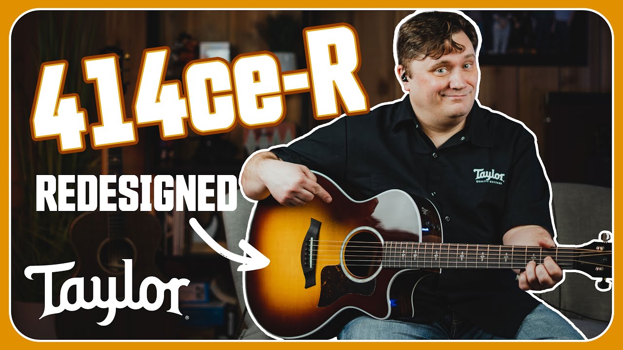All-New Taylor 400 Series Acoustics | 2023 Redesigned Taylor Guitars 414ce-R Acoustic Guitar Review