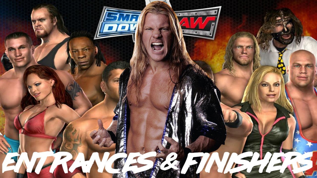 WWE Smackdown vs Raw 2006: выходы и финишеры Крис Джерико