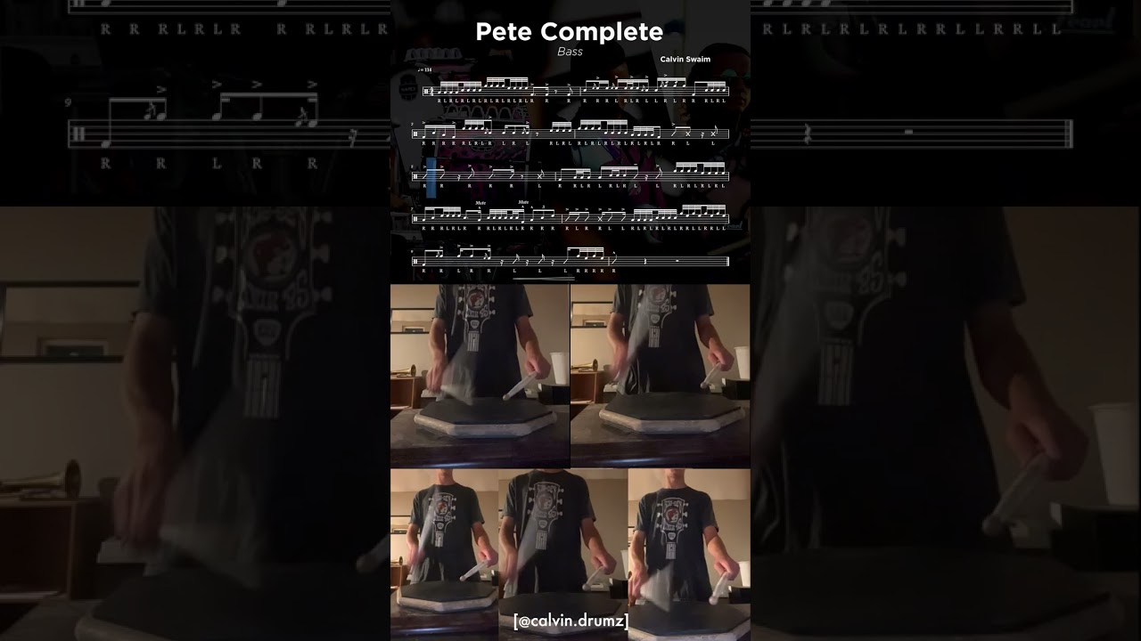 [calvin.drumz] @e.little_ Completes Pete Complete for Bass