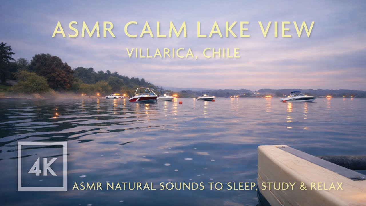 Relaxing Lake View ASMR | Calm Water & Nature Sounds for Sleep and Focus