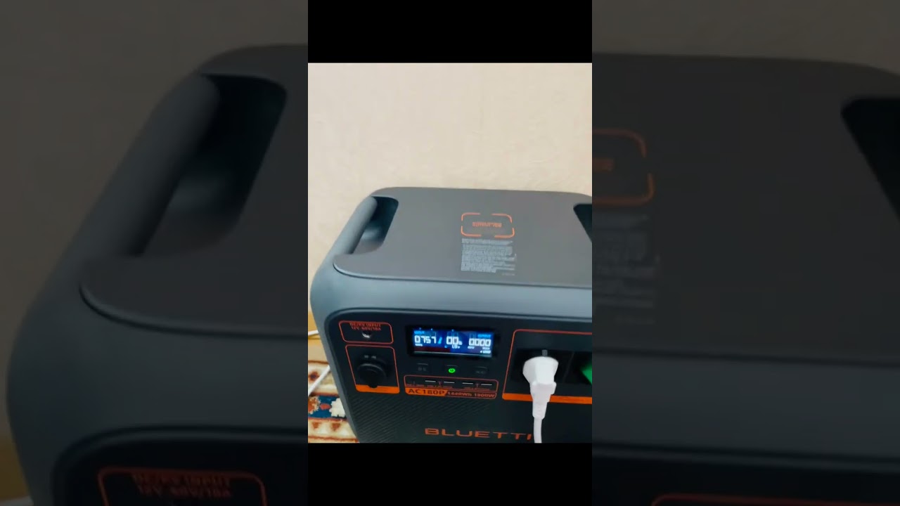 BLUETTI AC180P проверка работоспособности как ИБП при полном разряде