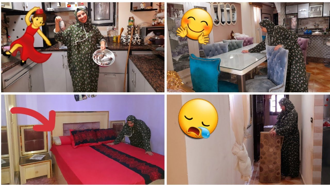 روتينى بعد العيد🏃‍♀️ رجعت ريمه لعادتها القديمه🤦‍♀️ وعملت سمك على الغدا 💃