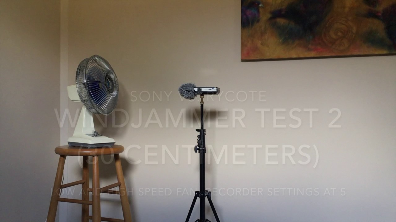 Sony PCM D100 Windjammer Comparison