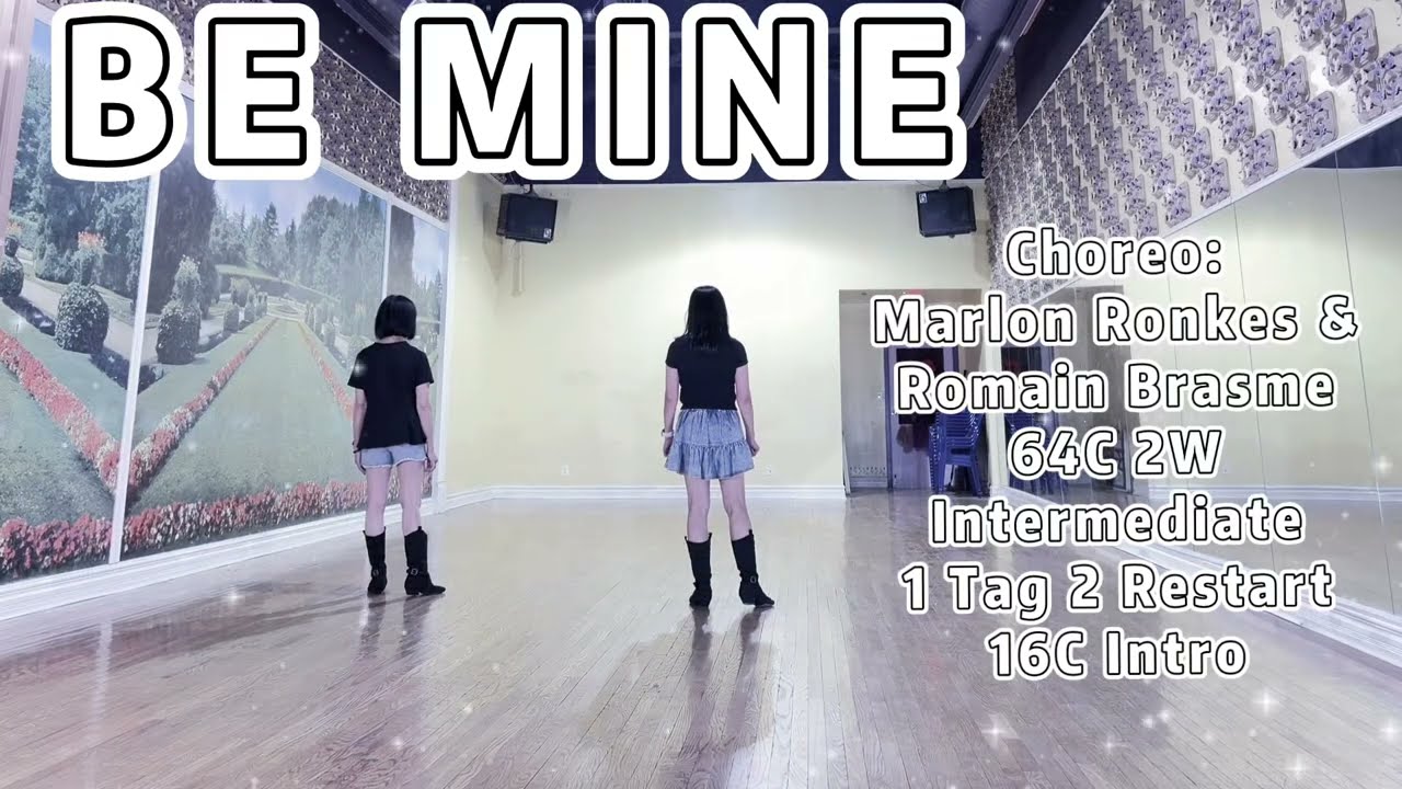 BE MINE Line Dance | Intermediate | Marlon Ronkes & Romain Brasme
