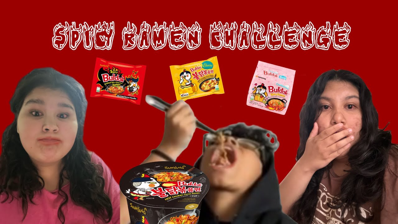 We try buldak spicy noodles