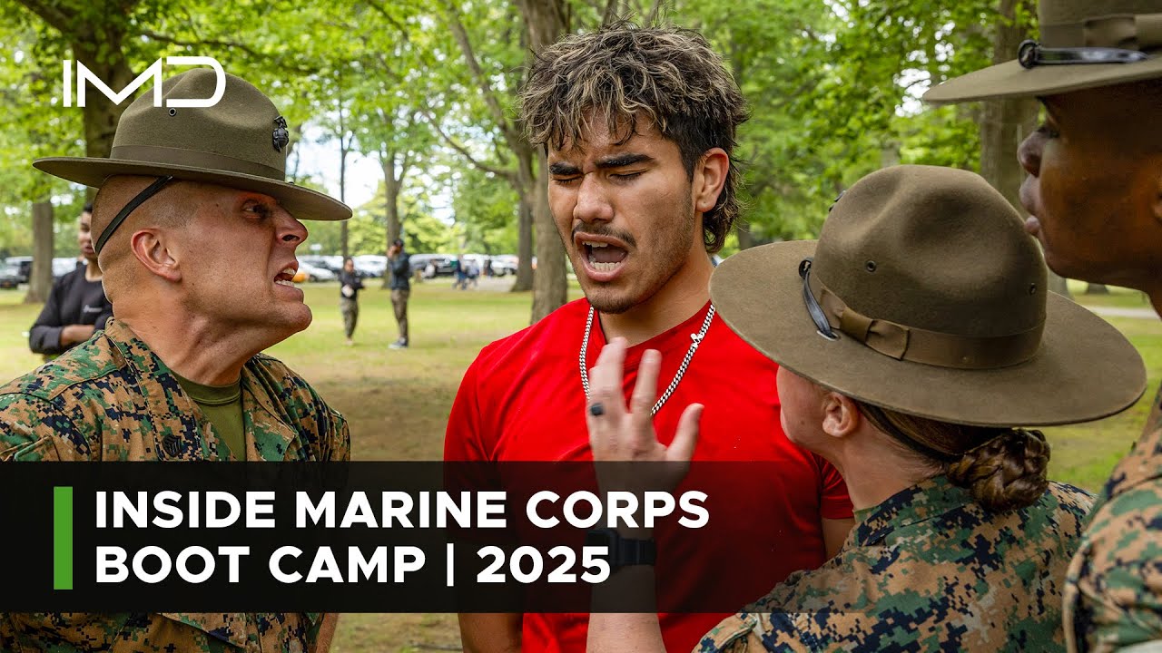 What New Marines Go Through at Parris Island BOOT CAMP