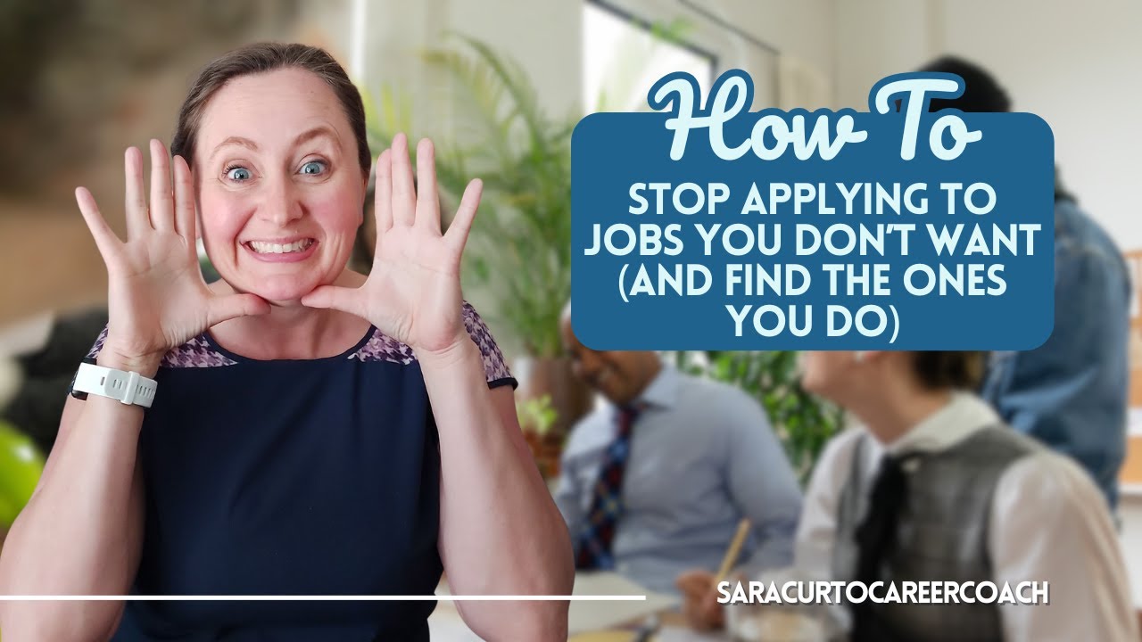 How to Stop Applying to Jobs You Don’t Want (and Find the Ones You Do)