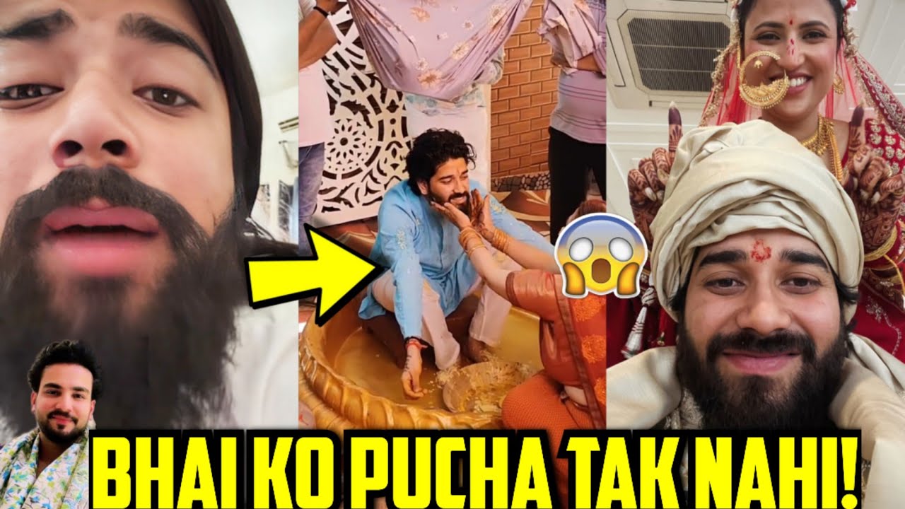 🤯 Uk07 Rider Reacts On Kalam Ink Wedding,uk07 rider brother wedding,kalam ink wedding,elvish yadav