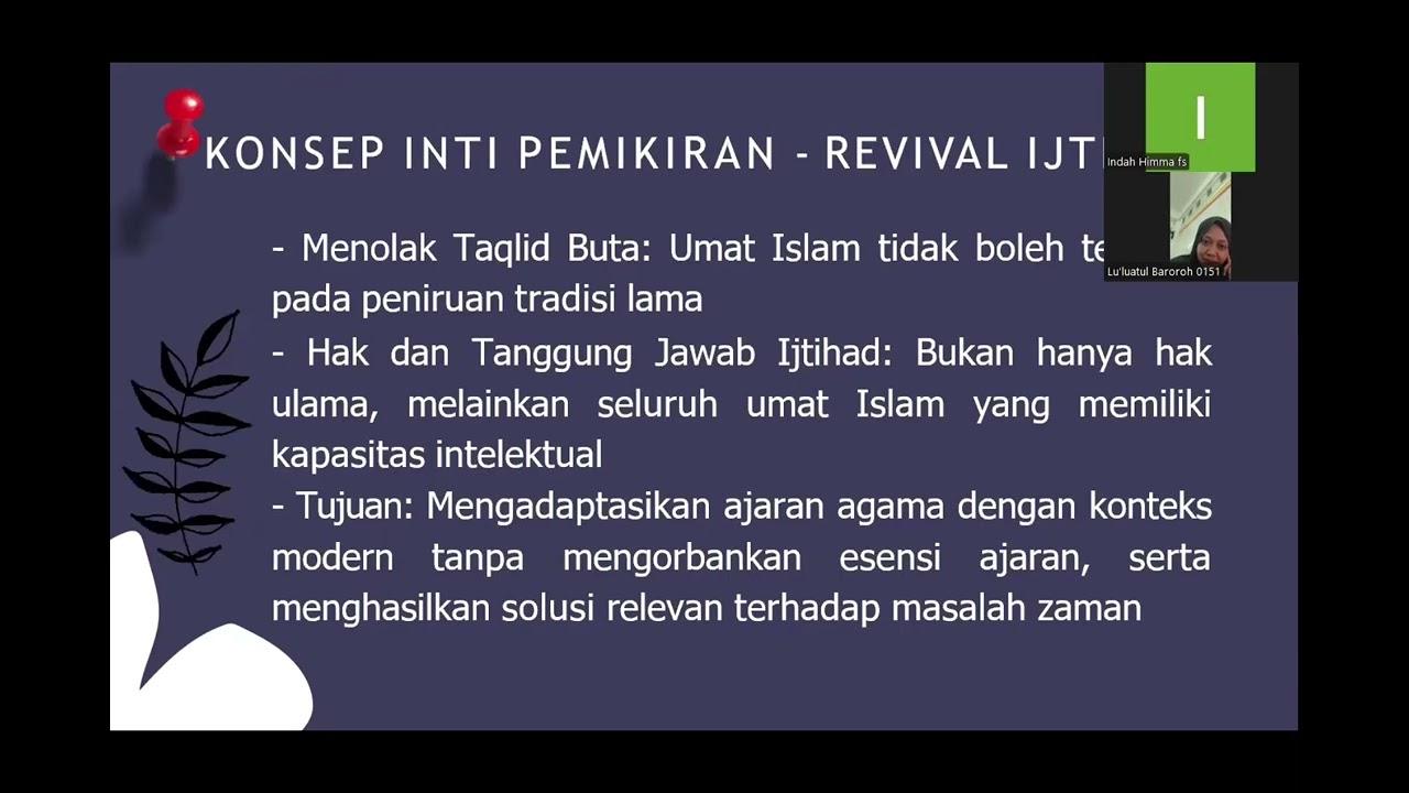 Tugas UAS Semester 3 (Video Pembelajaran) Lu'luatul Baroroh Mata Kuliah Filsafat Pendidikan Islam.
