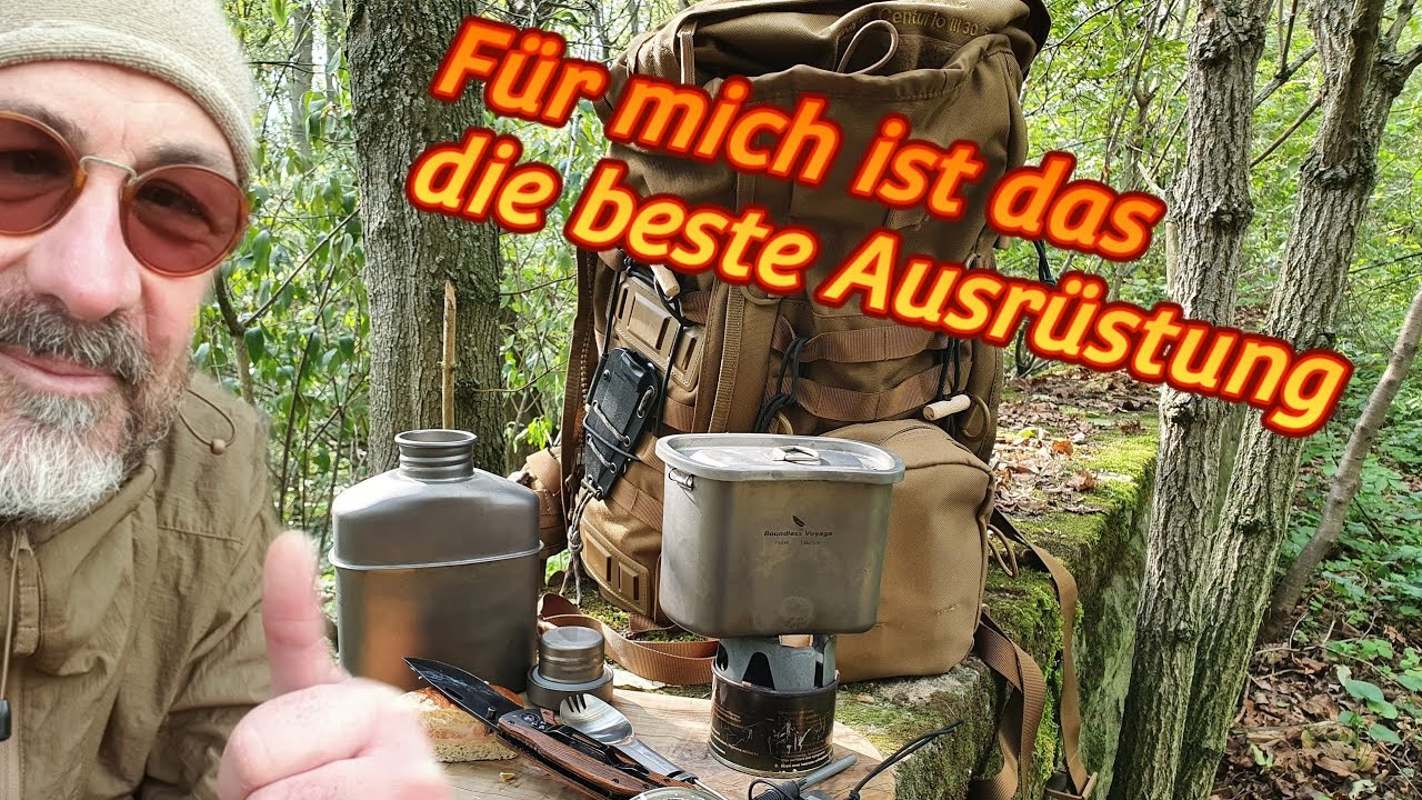 Beste Kochausrüstung für Nordkap Wanderung / Outdoor Titan Kochgeschirr / Bushcraft Ausrüstung