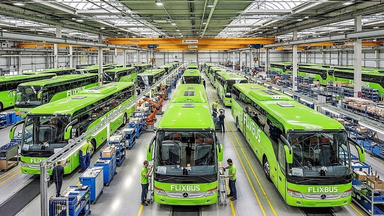 This s How Thousands of FlixBus Built: Full Factory Tour