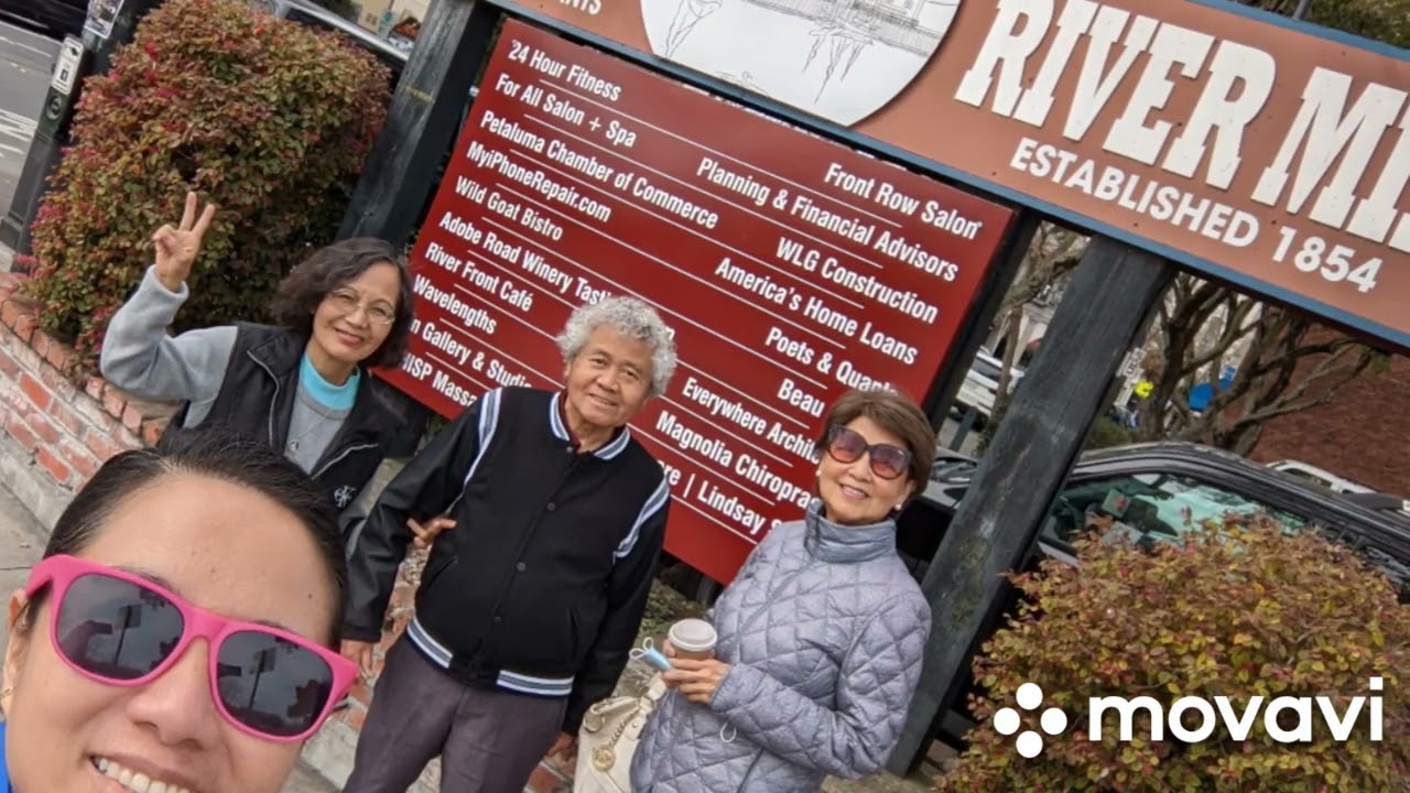 Historic downtown Petaluma and Mission San Francisco de Solano