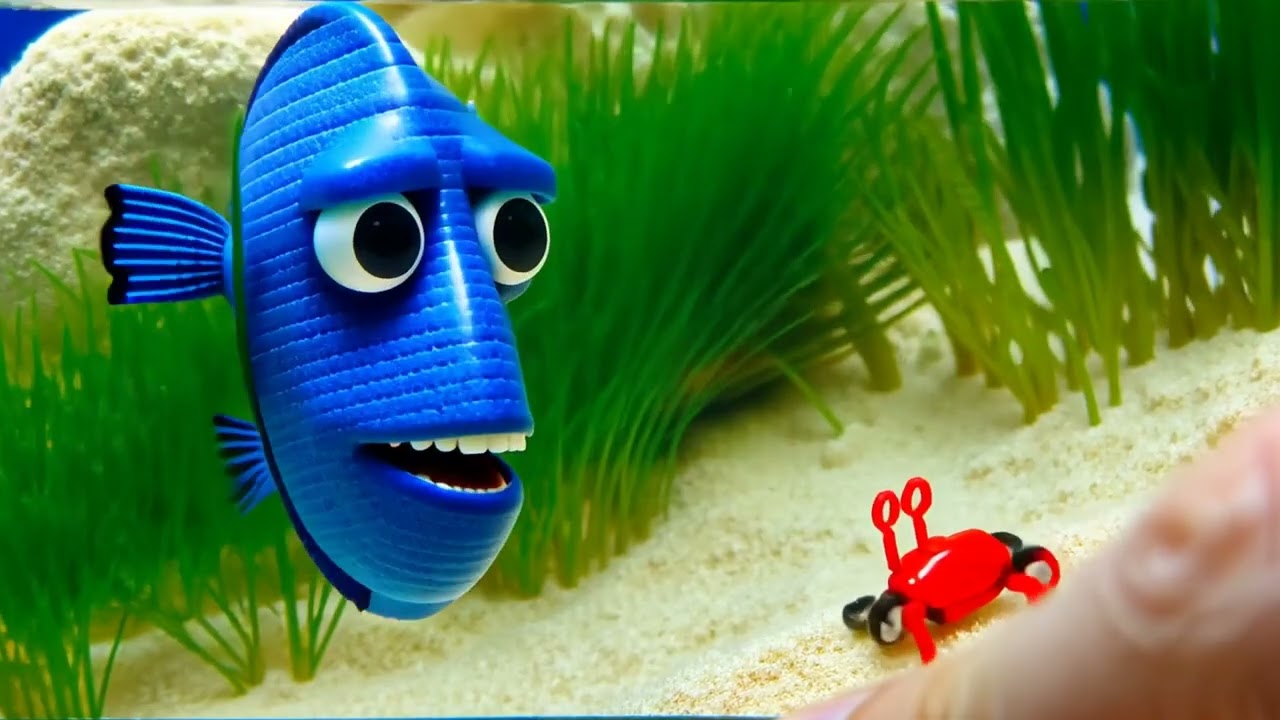 FINDING DORY Best Scenes!  But it’s Reimagined by AI