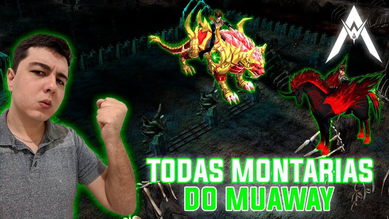 MOSTREI TODAS AS MONTARIAS EXISTENTES NO MUAWAY 😱😍