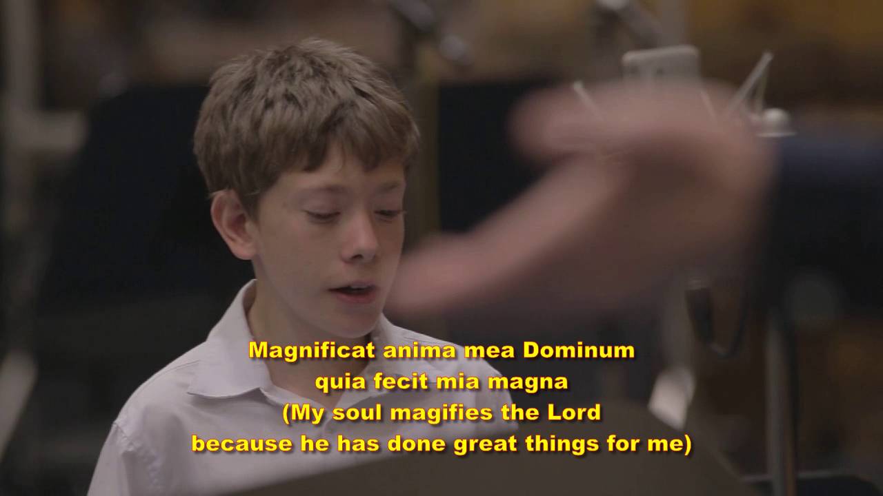 Magnificat Treble Solo from Manchester Magnificat for choir, organ and piano