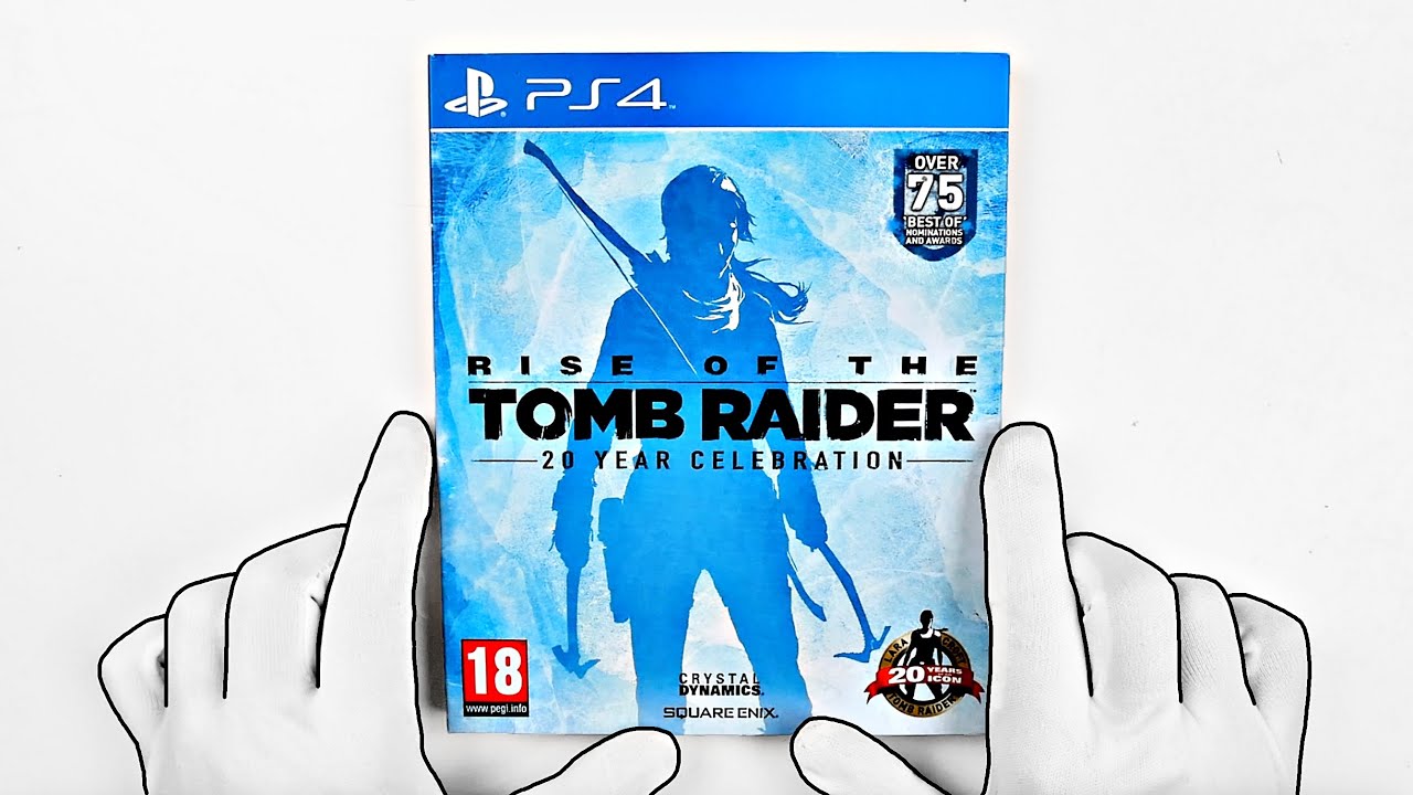Rise of the Tomb Raider 20 YEAR CELEBRATION EDITION [PS4] Unboxing