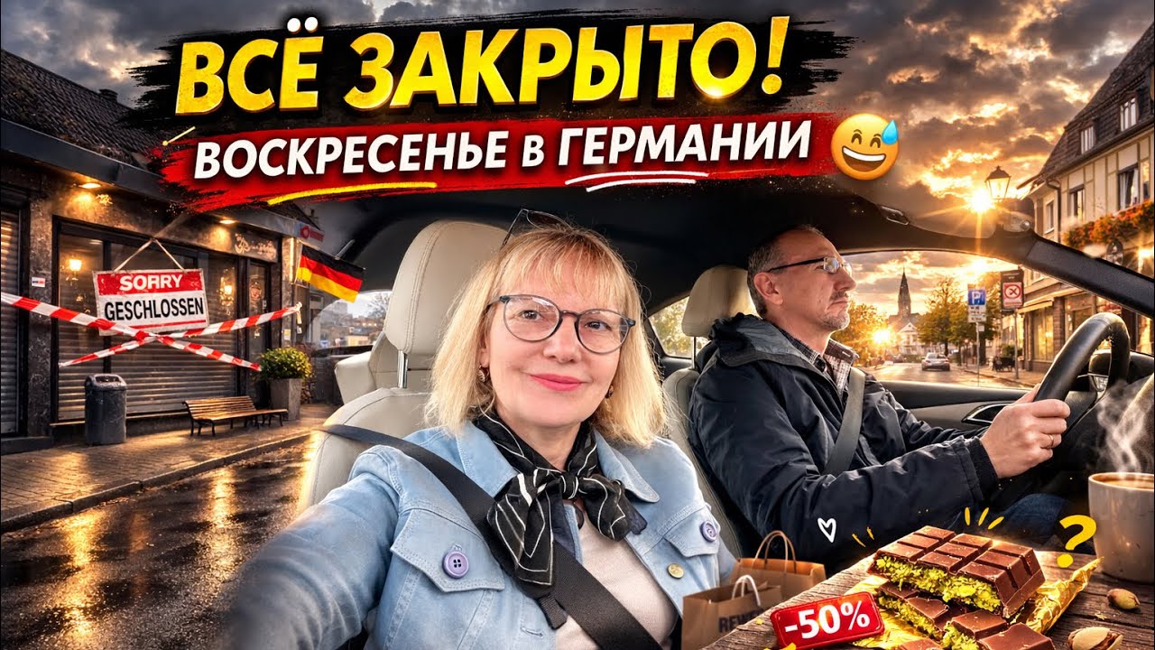 КОГДА В ГЕРМАНИИ ВСЁ ЗАКРЫТО … и дубайский шоколад 🍫