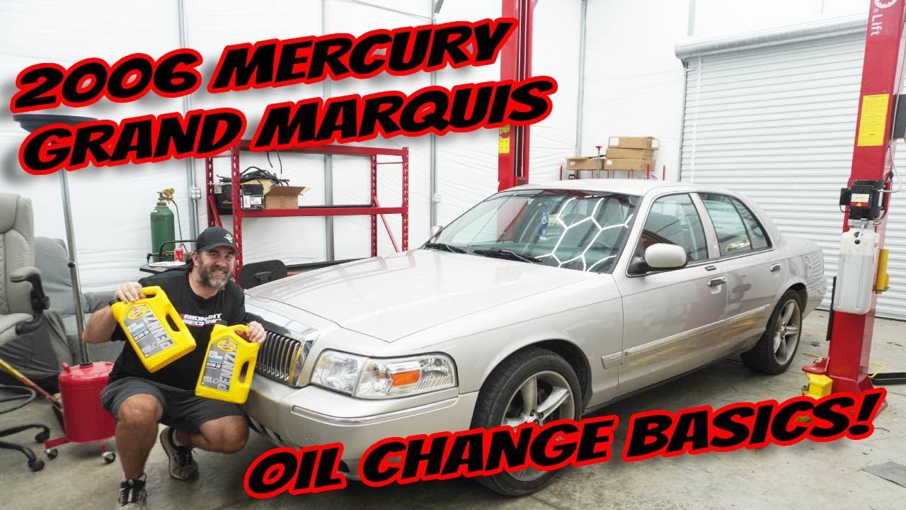 2006 Mercury Grand Marquis Oil Change Basics!