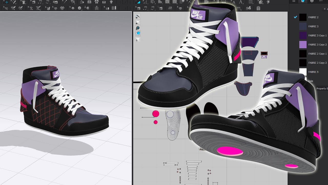 Simple Shoes/ Air Jordan 1 High - Full Process | Clo3d/ Marvelous Designer | Fashion3d