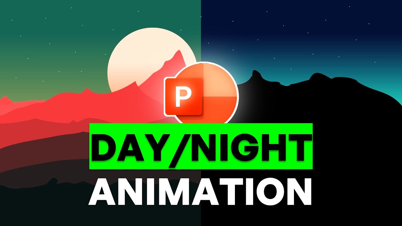 MINIMALIST Sunrise Animation - PowerPoint Tutorial
