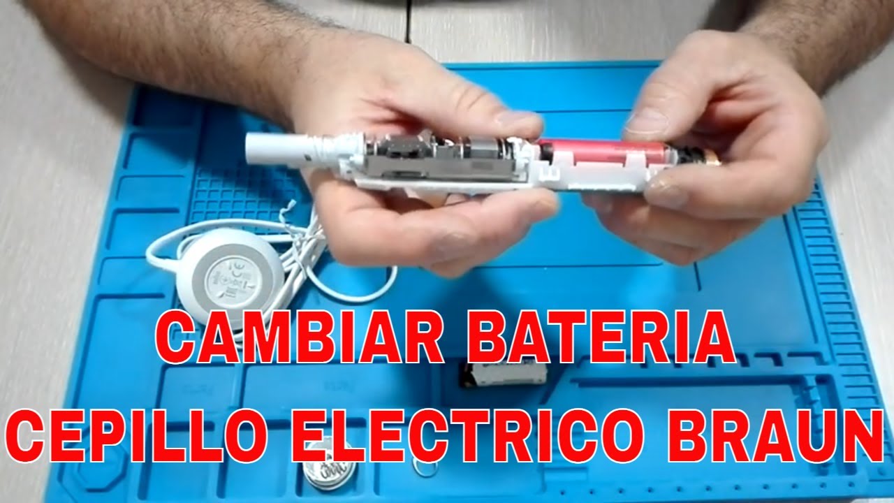 Como CAMBIAR BATERÍA CEPILLO DIENTES ELÉCTRICO BRAUN