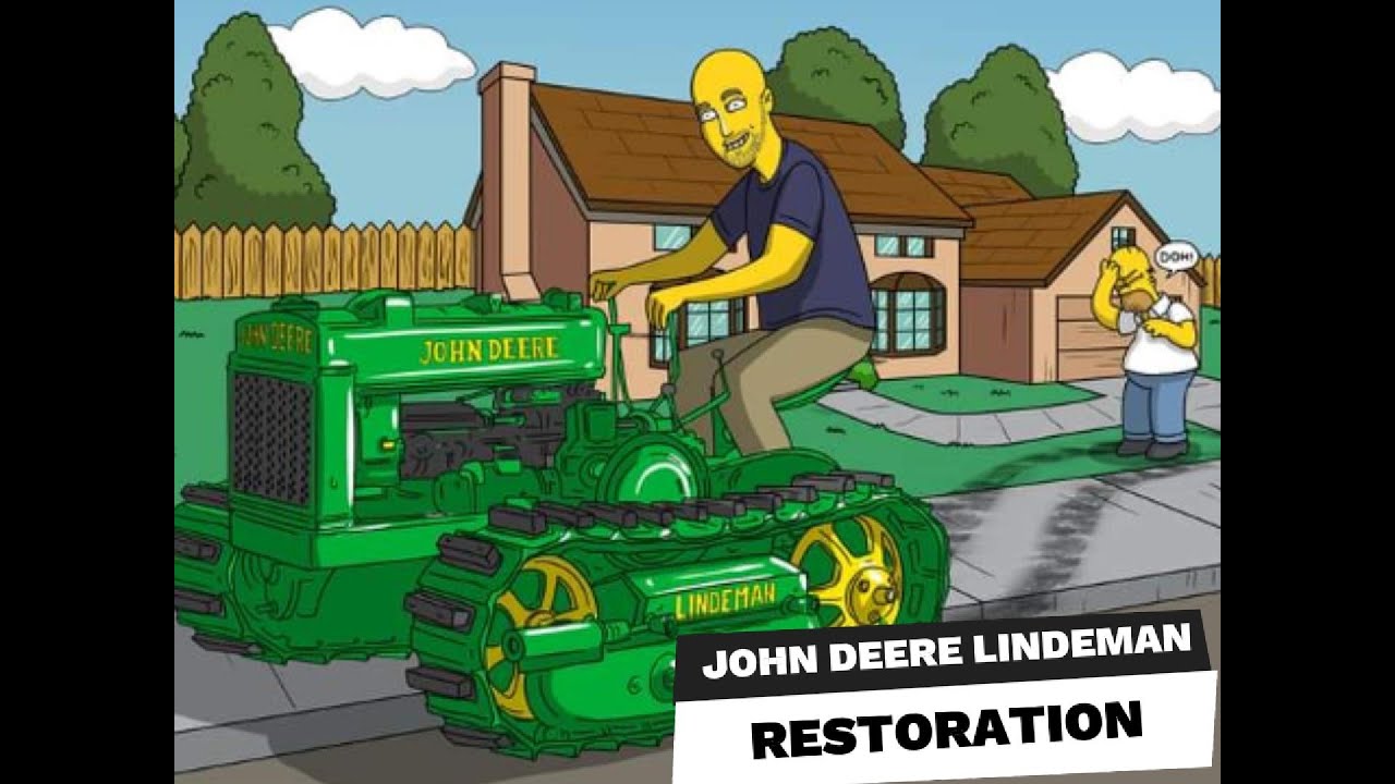 Featured on the Simpsons? 1946 John Deere BO Lindeman Crawler Restoration Start to Finish