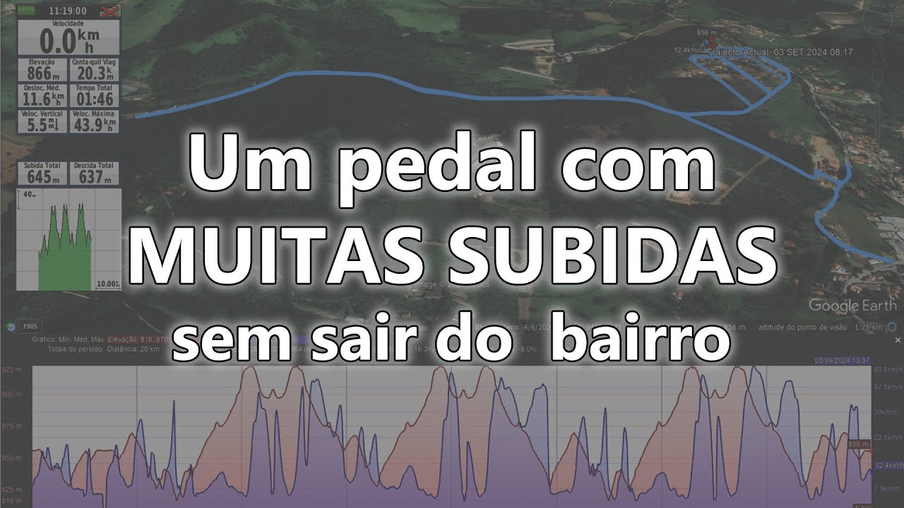 Um pedal pelo bairro com MUITAS subidas - em Bragan&ccedil;a Paulista