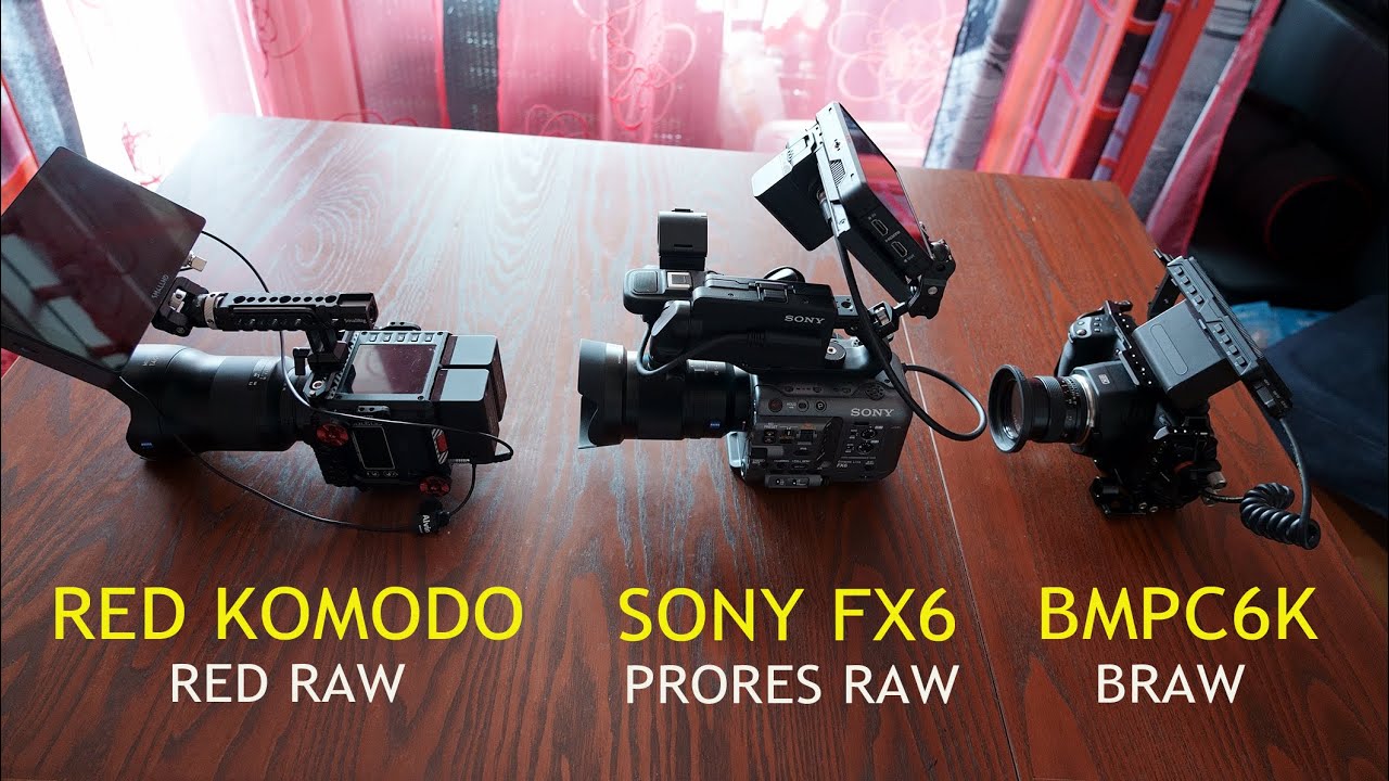 Sony FX6 vs RED Komodo vs BMPCC6K | Camera footage comparison