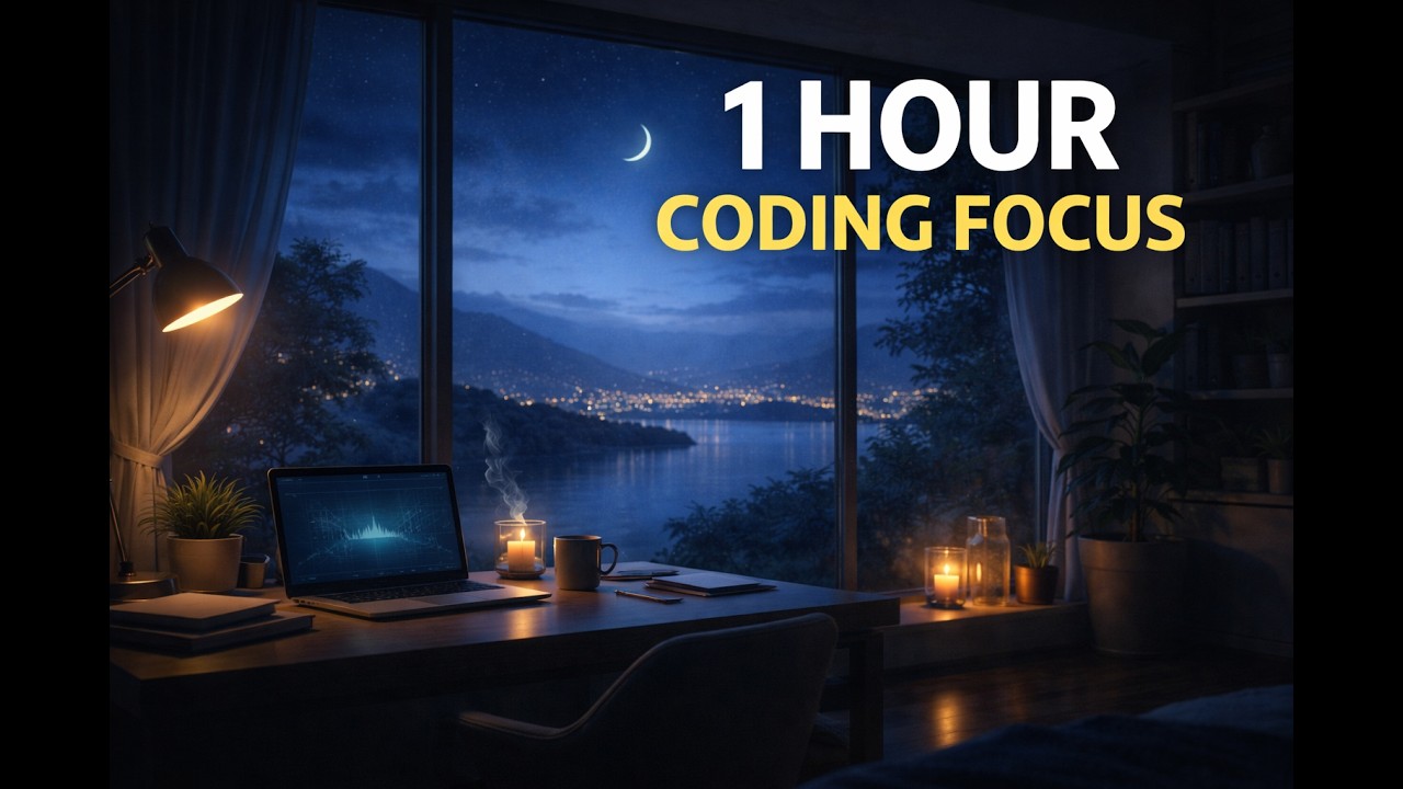 Deep Focus Music for Coding (1 Hour) | Minimal Ambient