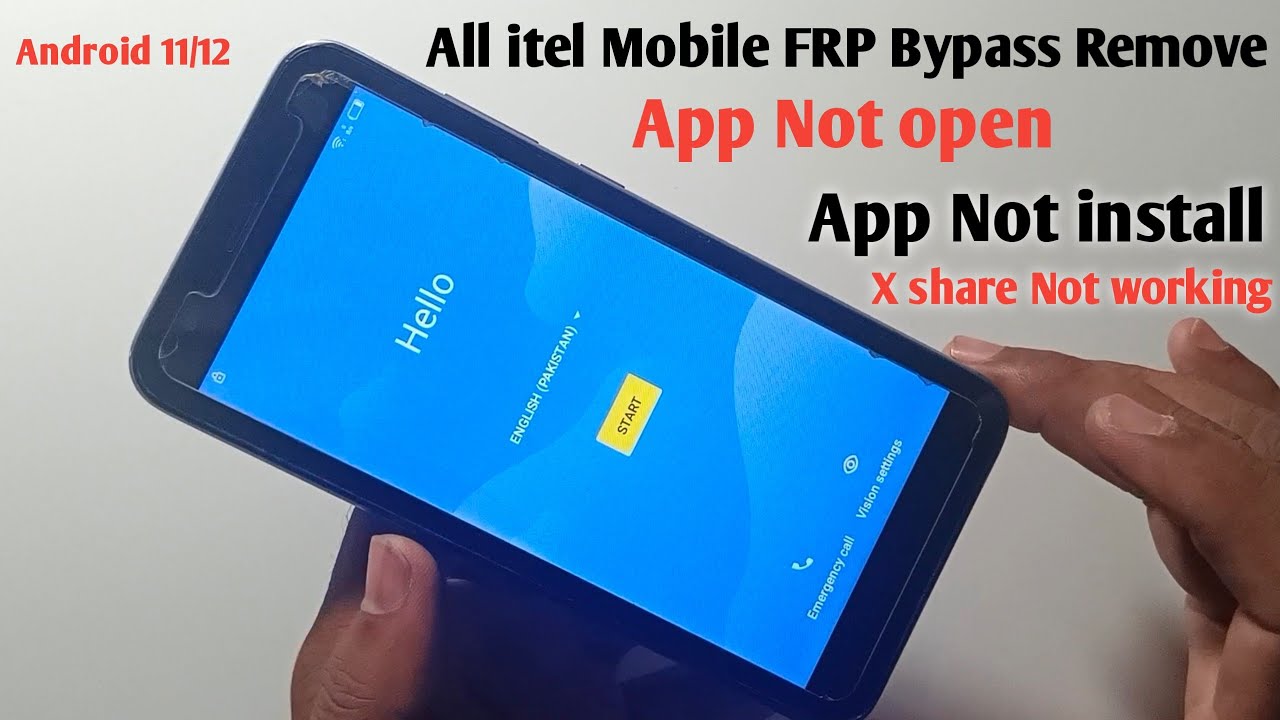 All itel Mobile FRP Bypass Remove ✓ App Not working || X share Not working || App Not install
