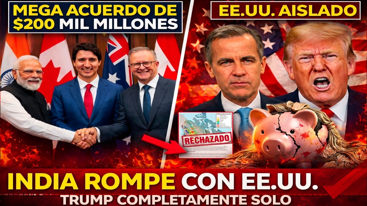 El Error Fatal de Trump: Modi Firma Pacto con 12 Naciones y Aísla a EE.UU. del Futuro